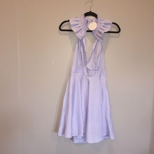 Blue tea n cup Los Angeles dress NWT size S